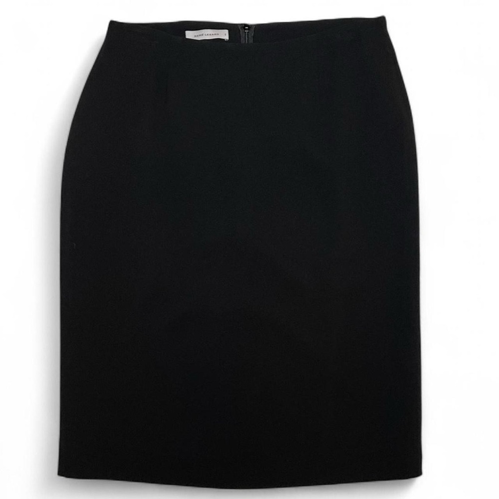 Rene Lezard Black Pencil Skirt